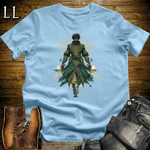 African Sage Assassin Softstyle Tee Light Blue | African Warrior Tee