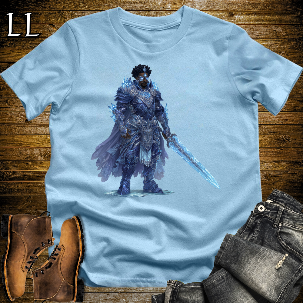 African Ice King Softstyle Tee - Light Blue