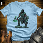 African Emerald Warrior Softstyle Tee - Light Blue