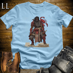 African Scorpion Assassin Softstyle Tee Light Blue | African Warrior Tee