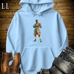 African Boxing Legend Hooded Sweatshirt Light Blue | Combat