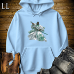 African Emerald Samurai King Light Blue | African Warrior Hoodie