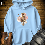 African Tribal Queen Hooded Sweatshirt Light Blue | Warrior Queen