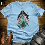African 16 Bit Water Queen Light Blue | African Queen Tee