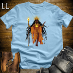 African 16 Bit Sun Queen Light Blue | African Queen Tee