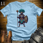 African 16 Bit Iwasi Club King Light Blue | African King Tee