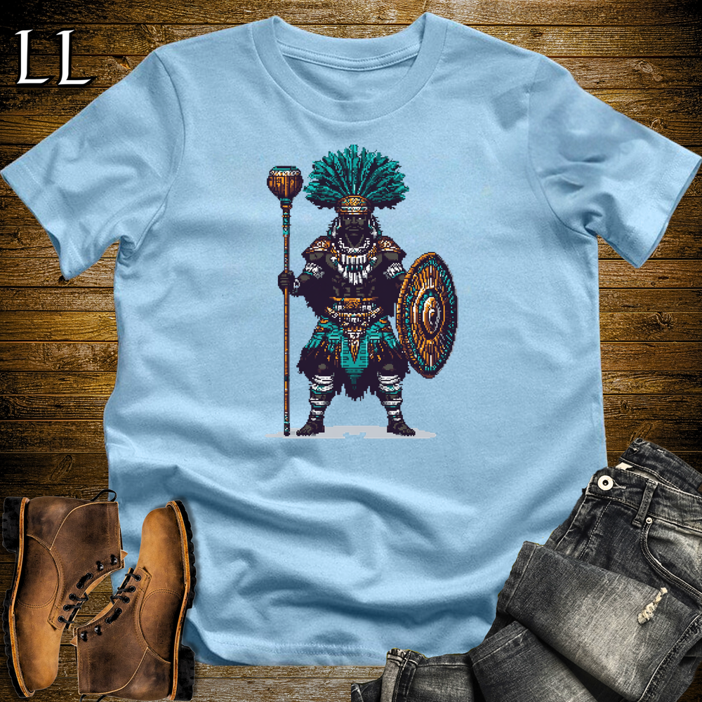 African 16 Bit Iwasi Club King Light Blue | African King Tee