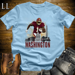 Washington Football Number 1 T Shirt - Light Blue