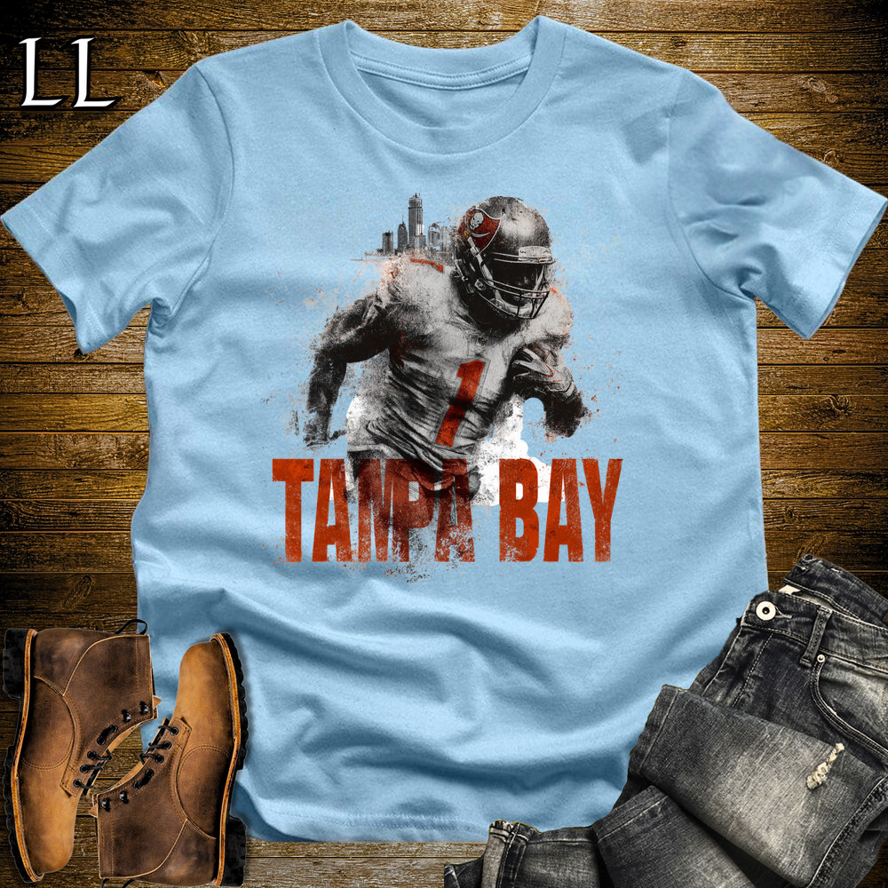 Tampa Bay Buccaneers Shirt Light Blue | NFL Fan Tee
