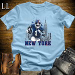 Giants Football Shirt Light Blue | New York Fan Tee