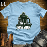 Jets Football Shirt Light Blue | New York Fan Tee