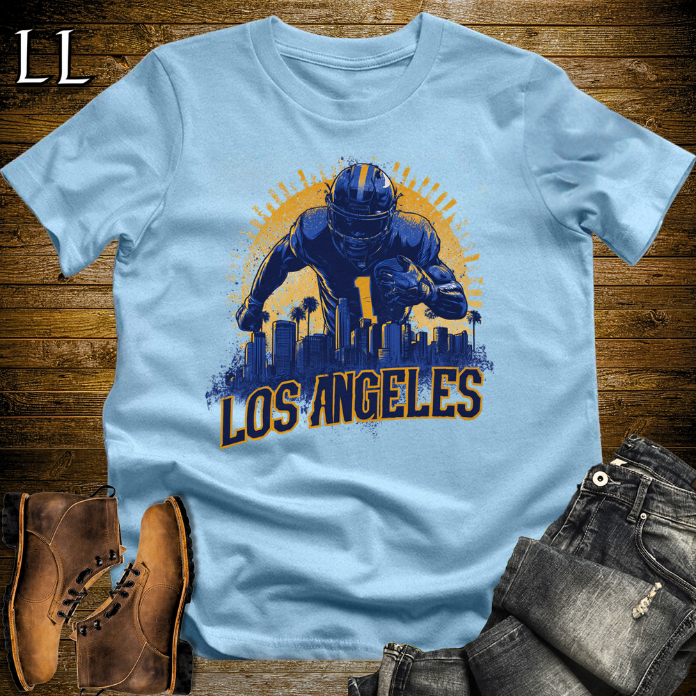 Chargers Football Shirt Light Blue | LA Fan Tee