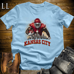 Chiefs Football Shirt Light Blue | Kansas City Fan Tee