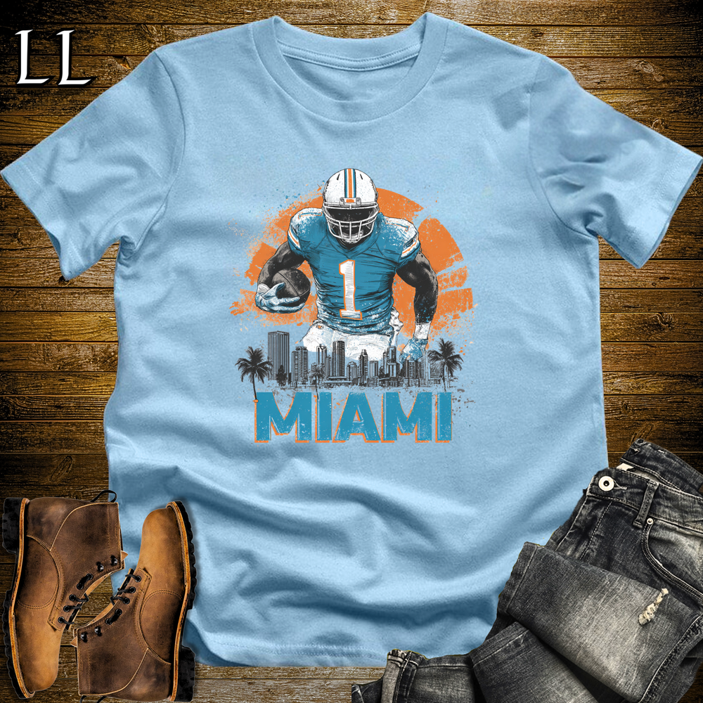 Miami Dolphins Shirt Light Blue | NFL Fan Tee