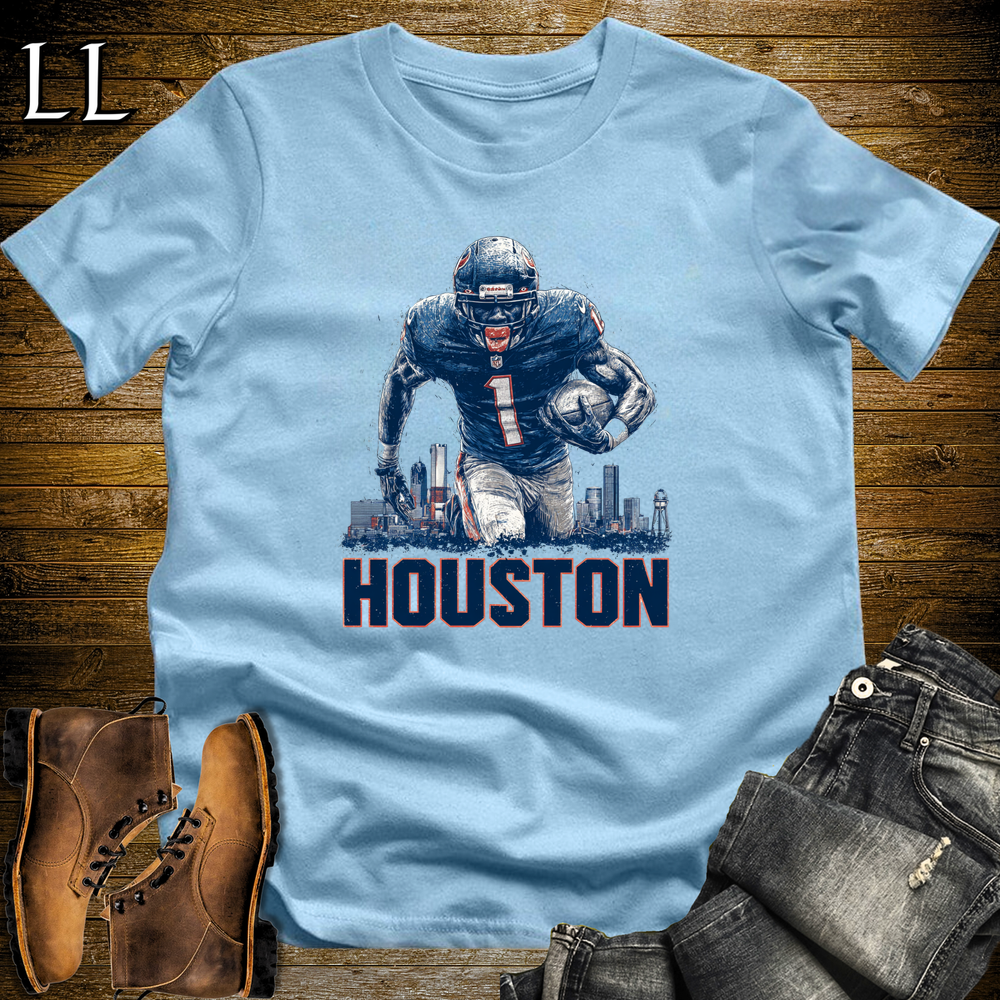 Houston Texans Shirt Light Blue | NFL Fan Tee
