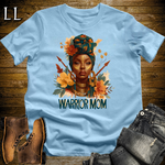 African Warrior Mom Softstyle T Shirt Light Blue | African Mom Gift Tee