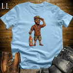 African Hot Sauce T Shirt Light Blue | Spicy African Pride Tee