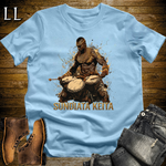 Sundiata Keita African Drum Lord T Shirt Light Blue | African Gift