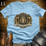 Kings Of Africa Society T Shirt Light Blue | African King Gift