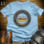 North Dakota Cigar Society Softstyle T Shirt Light Blue | Cigar Lover Gift Tee
