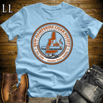 New Hampshire Cigar Society Softstyle T Shirt Light Blue | Cigar Lover Gift Tee