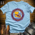 Louisiana Cigar Society Softstyle T Shirt Light Blue | Cigar Lover Gift Tee