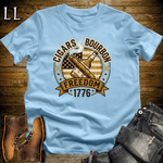 Cigars Bourbon Freedom 1776 Softstyle T Shirt - Light Blue