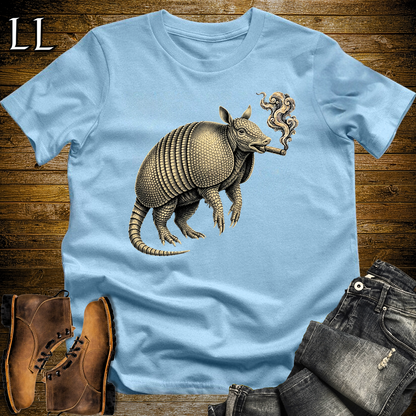 Vintage Cigar Armadillo Softstyle T Shirt Light Blue | Cigar Armadillo Tee