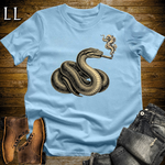 Vintage Cigar Anaconda Softstyle T Shirt Light Blue | Cigar Anaconda Tee
