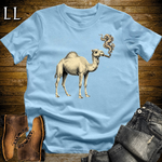 Vintage Cigar Camel Softstyle T Shirt Light Blue | Cigar Camel Tee