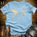 Vintage Cigar Bumblebee Softstyle T Shirt Light Blue | Cigar Bumblebee Tee