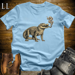 Vintage Cigar Crocodile Softstyle T Shirt Light Blue | Cigar Lover Tee