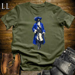 African Blue Pirate King Softstyle Tee Military Green | African Warrior Tee
