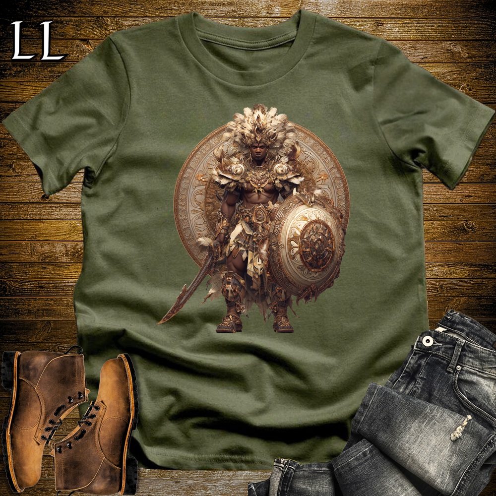 African Warrior King - Military Green