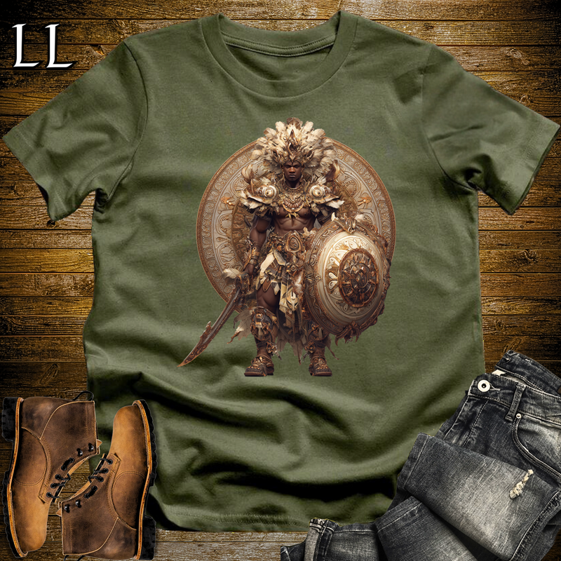 African Warrior King - Military Green