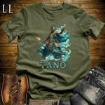 Tano African God Softstyle Tee Military Green | Akan River Warrior God Tee
