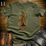 Ala African Goddess Softstyle Tee Military Green | Igbo Earth Goddess Tee