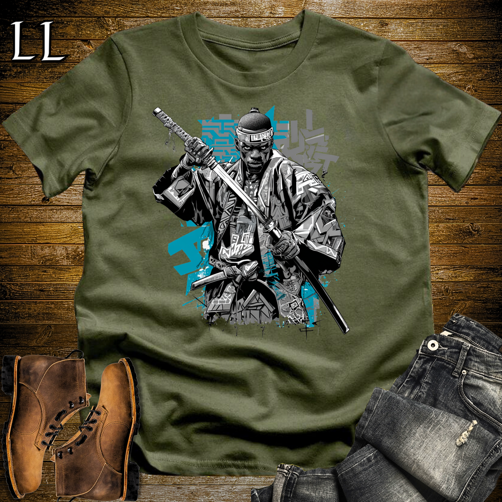 African Silver Street Samurai - Military Green