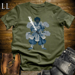 African Lightning Sword Samurai Military Green | African Warrior Tee