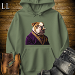 Cigar English Bulldog Military Green | Dog Lover Hoodie