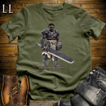 African Gladiator Barbarian Softstyle Tee Military Green | African Warrior Tee