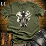 African Spirit Mask Assassin Softstyle Tee Military Green | African Warrior Tee