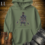 African Blue Dual Axe Warrior Hooded Sweatshirt Military Green | Dual Axe Warrior