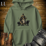 African Black Panther King Military Green | African Warrior Hoodie