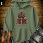 African Beast King Military Green | African Warrior Hoodie
