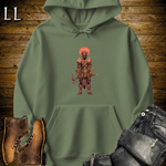 African Flame King Hooded Sweatshirt Military Green | Flame King