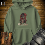 African Scorpion Assassin Hooded Sweatshirt Military Green | African Warrior Hoodie