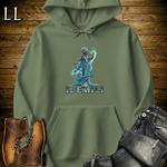 Idemili African Goddess Hooded Sweatshirt Military Green | Water Goddess Power Hoodie