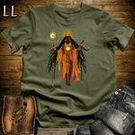 African 16 Bit Sun Queen Military Green | African Queen Tee