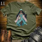 African 16 Bit Water Queen Military Green | African Queen Tee